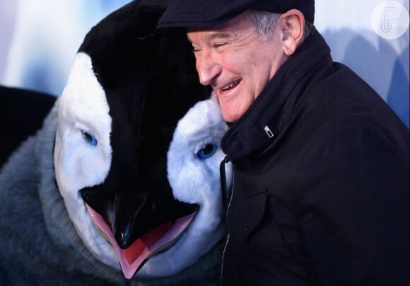 Robin Williams também emprestou sua voz para desenhos animados, como 'Happy Feet'