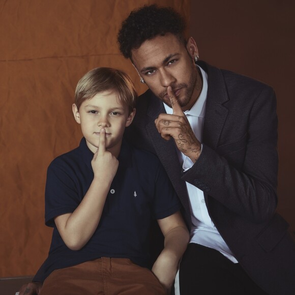 Neymar homenageou o filho, Davi Lucca, em aniversário de 7 anos