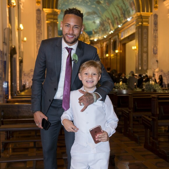 Neymar recebeu uma mensagem carinhosa do filho, Davi Lucca