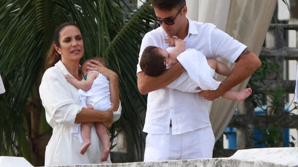 Ivete Sangalo e Daniel Cady batizam filhas, Marina e Helena, em Salvador. Fotos!