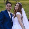 Jéssica Esteves e Daniel Rodrigues se casaram em sítio do interior de São Paulo