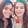 Bruna Marquezine comemora aniversário de 16 anos da irmã, Luana