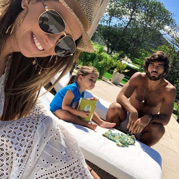 Deborah Secco e Hugo Moura são pais de Maria Flor, de 2 anos