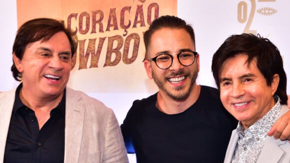 Júnior Lima, Xororó e mais famosos vão a lançamento de filme sertanejo