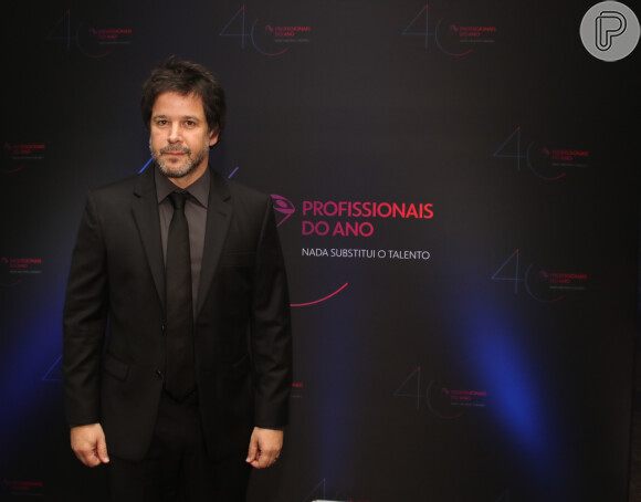 Murilo Benício marcou presença no Prêmio Profissionais do Ano, em São Paulo, nesta quinta-feira, 27 de setembro de 2018