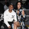 Neymar Jr and his girlfriend Bruna Marquezine attend the Off-White show as part of the Paris Fashion Week Womenswear Spring/Summer 2019 on September 27, 2018 in Paris, France. (Photo by Pierre Suu/Getty Images)