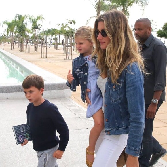 Gisele Bündchen é mãe de Benjamin e Vivian