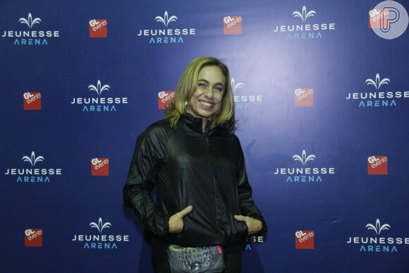 Cissa Guimarães conferiu o show dos Tribalistas, na Jeunesse Arena, zona oeste do Rio, neste sábado, 6 de outubro de 2018