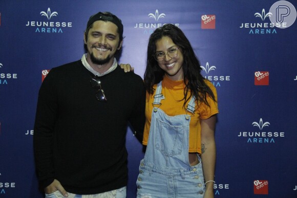 Bruno Gissoni e Yanna Lavigne assistiram ao show dos Tribalistas, na Jeunesse Arena, zona oeste do Rio, neste sábado, 6 de outubro de 2018