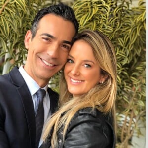 Ticiane Pinheiro é casada com o jornalista Cesar Tralli, com quem troca declarações na web