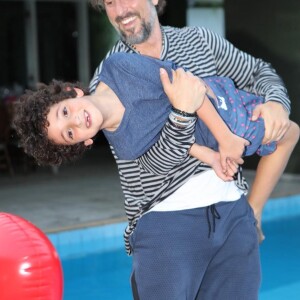 Marcos Mion é pai de Stefano, de 8 anos, fruto do casamento com Suzana Gullo