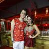 Gil Coelho e Monique Alfradique assumiram o namoro no primeiro dia de Carnaval