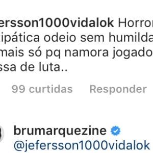 Bruna Marquezine rebate crítica de seguidor