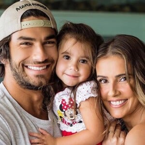 Hugo Moura e Deborah Secco são pais de Maria Flor, de 2 anos e 10 meses