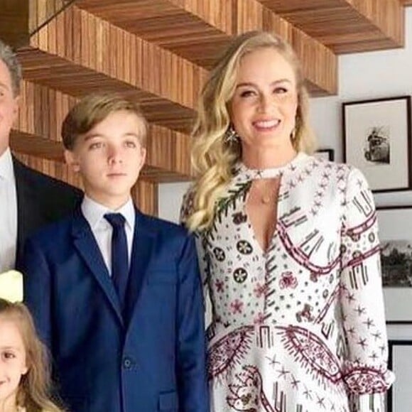 Angélica treina ao lado do filho mais velho, Joaquim, em vídeo gravado por Luciano Huck, em 20 de outubro de 2018