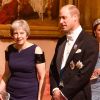 Príncipe William também marcou presença no banquete de gala ao lado da mulher, Kate Middleton