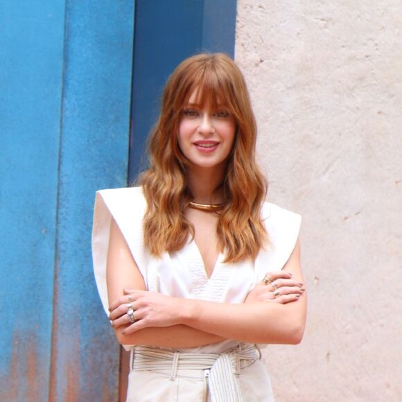 'Estou completamente focada aqui (no Brasil)', garantiu Marina Ruy Barbosa