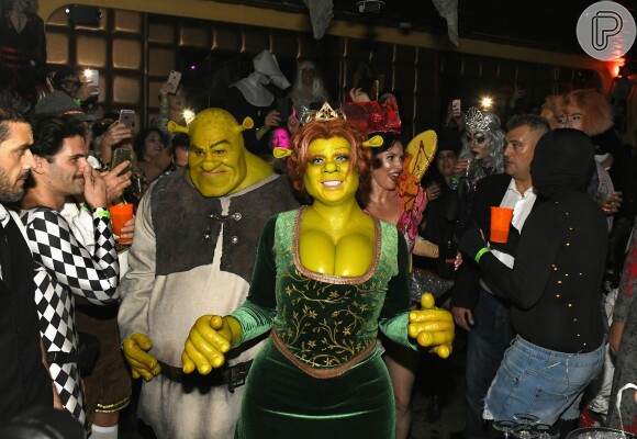 Veja as fantasias dos famosos no 19ª festa de Halloween de Heidi Klum em Nova York, nos Estados Unidos, na noite desta quarta-feira, 31 de outubro de 2018