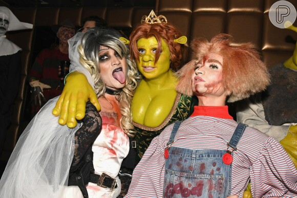 Veja as fantasias dos famosos no 19ª festa de Halloween de Heidi Klum em Nova York, nos Estados Unidos, na noite desta quarta-feira, 31 de outubro de 2018