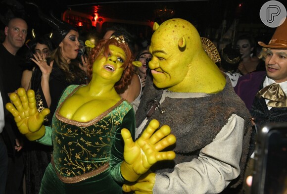 Veja as fantasias dos famosos no 19ª festa de Halloween de Heidi Klum em Nova York, nos Estados Unidos, na noite desta quarta-feira, 31 de outubro de 2018