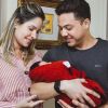 Thyane Dantas deu à luz Dom, segundo filho com Wesley Safadão, em setembro