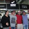 Marcello Melo Jr. participou do lançamento da grife Uniti na noite desta quinta-feira (28), no Top Fashion Bazar, na Barra da Tijuca, Zona Oeste do Rio de Janeiro 