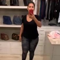 Simone, com look fitness, mostra balança de peso: 'Fica no banheiro'. Vídeo!