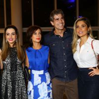 Giovanna Lancellotti, Reynaldo Gianecchini e Andreia Horta vão a evento no Rio