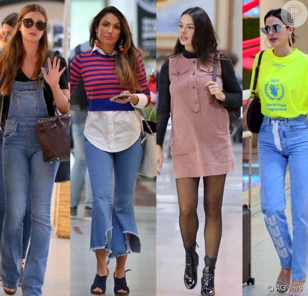 Looks Para Viajar Veja Fotos Das Famosas No Aeroporto E Inspire Se Purepeople