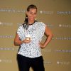 Em evento em agosto de 2014, Alicia Keys já exibia alguns quilinhos a mais por causa da gravidez. Cantora espera o segundo filho do casamento com o rapper Swizz