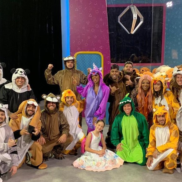 Luan Santana posta registro nos bastidores do 'Caldeirão de Ouro', gravado nesta terça-feira, dia 11 de dezembro de 2018