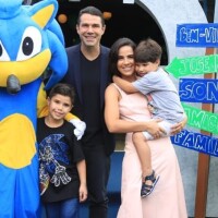 Wanessa Camargo reúne família em aniversário de 7 anos do filho José Marcus