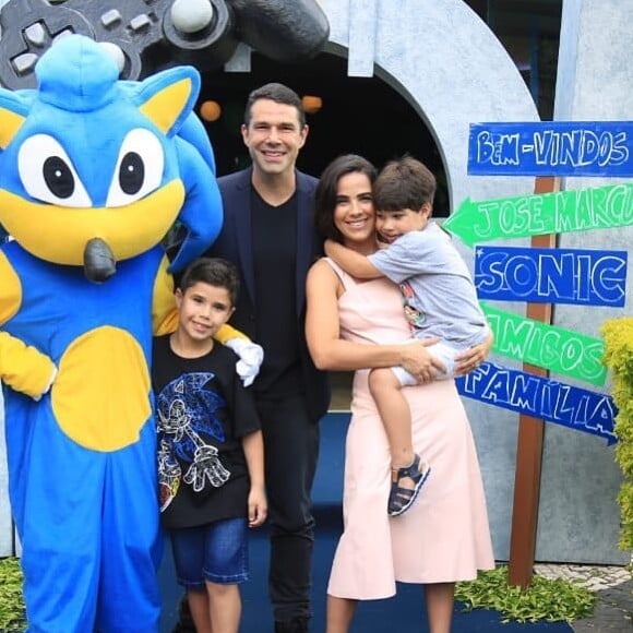 Wanessa Camargo e Marcus Buaiz comemoraram o aniversário de 7 anos do filho José Marcus nesta terça-feira, 11 de dezembro de 2018