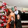 Juliana Paes, casada há 10 anos com Carlos Eduardo Baptista, é mãe de Pedro, de 8 anos, e Antonio, de 5 anos