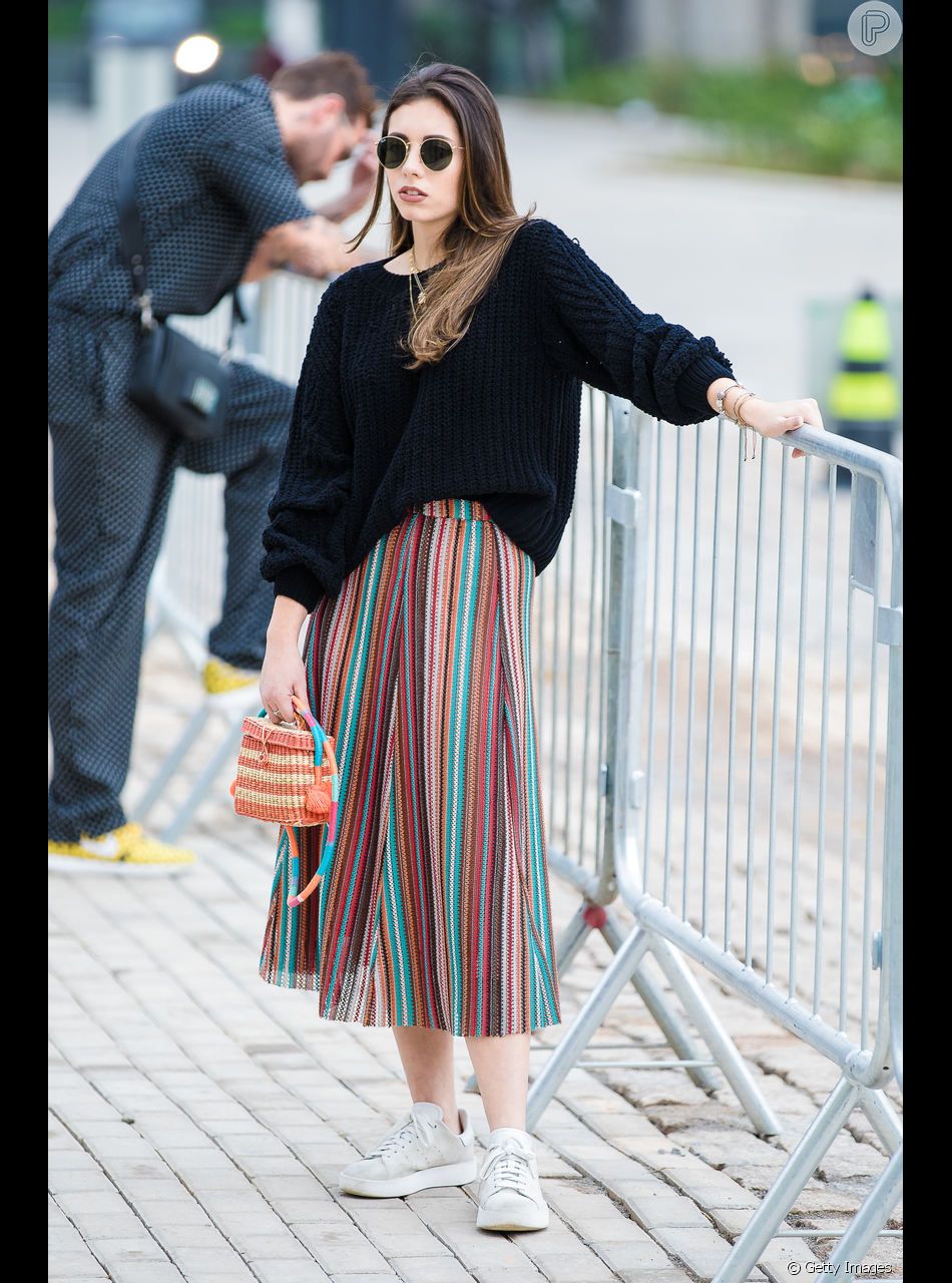 look saia midi com tenis