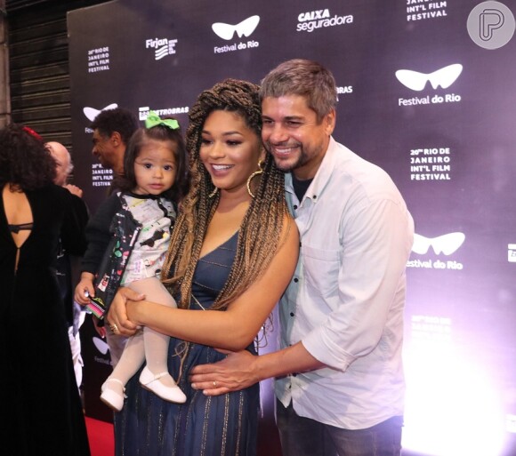 Juliana Alves e o diretor de cinema Ernani Nunes são pais de Yolanda, de 1 ano