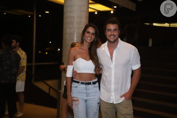 Joaquim Lopes e Marcella Fogaça assumiram o romance em dezembro de 2018.