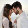 Alok e Romana Novais se casaram no meio de janeiro de 2019 aos pés do Cristo Redentor