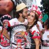 No ano passado, Fátima Bernardes e Túlio Gadêlha se divertiram em bloco de rua no Rio de Janeiro