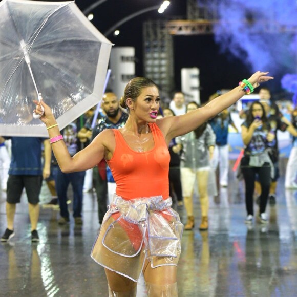 Lívia Andrade é rainha de bateria da Império de Casa Verde, segunda escola a desfilar em São Paulo na sexta-feira de carnaval, 1º de março de 2019