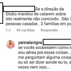 Yanna Lavigne se posiciona na web sobre polêmica envolvendo José Loreto