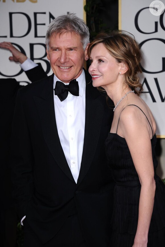 Harrison Ford é casado com a atriz Calista Flockhart