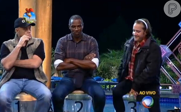 Oscar Maroni, Robson Caetano e Roy Rossello disputam o cargo de Fazendeiro nesta terça-feira, 30 de setembro, em 'A Fazenda'