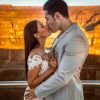 Simaria e o espanhol Vicente renovaram os votos do casamento no Grand Canyon West no Eagle Point, em Las Vegas, nos Estados Unidos