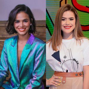 Bruna Marquezine se convida para programa de Maisa Silva no SBT: 'Me chama'