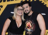 Decote e calça lurex: o look de Marília Mendonça em show de Luan Santana. Fotos!