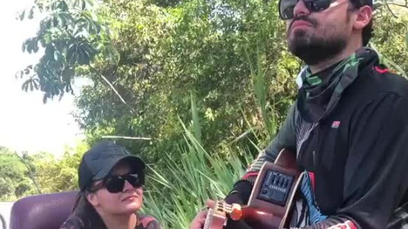 Fernando mostra dueto com Maiara em vídeo no Instagram Stories
