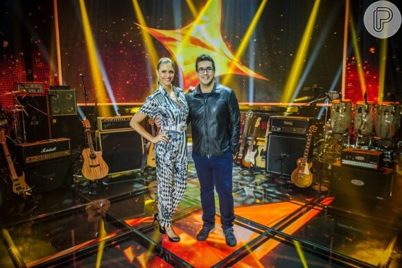 Fernanda Lima e André Marques apresentaram o 'SuperStar'