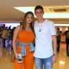 Suzanna Freitas e o namorado, Gabriel Simões, prestigiaram pré-estreia de filme no Rio