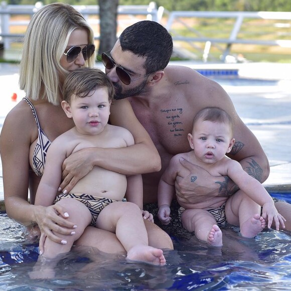 Andressa Suita é casada com o sertanejo Gusttavo Lima, com quem tem dois filhos